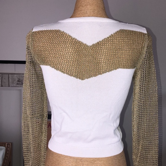 TABULA RASA
Sankore Metallic Open-Knit Sweater Size S - Picture 4 of 5